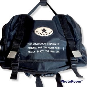 SINOWIN convertible backpack purse shoulder crossbody waist fanny messenger bag